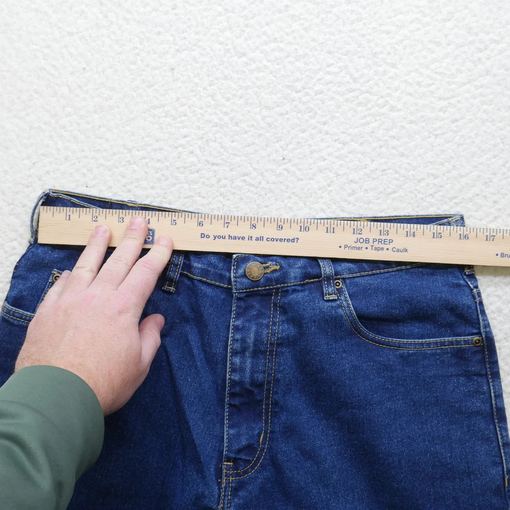Duke Haband Jeans Mens 32x29 Straight Fit Blue Denim Classic High Rise Stretch